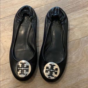 Tory Burch Leather Flats Minnie